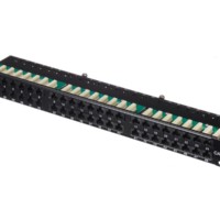 Патч-панель UTP 19″ 48 портов RJ45 cat.6 1U Dual Type  IDC Netko Expert CKC