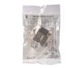 Модуль Keystone экранированный RJ45 cat.6, 90° 110/Krone тип под инструмент KE металлик Netko Expert CKC