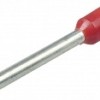 Штыревой втулочный кабельный наконечник E 1010 (НШВИ F=10мм) 1,0мм2 изолированный красный 100шт. Netko Optima