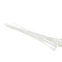 Стяжка нейлоновая 200*4 / 50 шт под винт (белая) Netko Optima