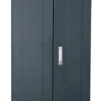 Дверь для шкафа TS,T2 металл 47U Ширина 600 черная с перфорацией двойная Netko