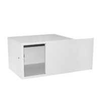 Антивандальный Шкаф 9U пенального типа (Ш*Г*В 520*400*410мм)  19″ направляющие  передняя дверь металл замок серый Netko “M”