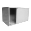 Антивандальный Шкаф 9U пенального типа (Ш*Г*В 520*400*410мм)  19" направляющие  передняя дверь металл замок серый Netko "M"