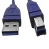 Кабель шт.USB A - шт.USB B 3.0 (1,5м) синий блистер Netko