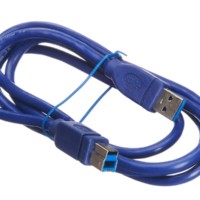 Кабель шт.USB A – шт.USB B 3.0 (1,5м) синий блистер Netko