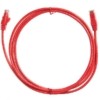Патч-корд UTP4 cat.6 2.0м литой коннектор красный Netko CKC