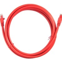 Патч-корд UTP4 cat.6a 3.0м литой коннектор красный Netko CKC