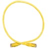 Патч-корд UTP4 cat.6a 3.0м литой коннектор желтый Netko CKC