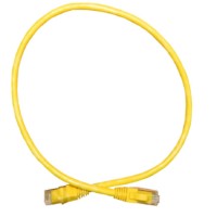 Патч-корд UTP4 cat.6a 3.0м литой коннектор желтый Netko CKC