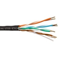 Кабель U/UTP4 cat.5e 4 пары 24 AWG BC одножильный не экранированный на катушке  305м для наружных работ FLUKE TEST Netko Expert