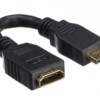 Переходник гнездо HDMI- штекер miniHDMI 10 см в блистере Netko