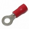Кольцевой кабельный наконечник RV 1,25-4 (НКИ d=4,3мм) 0,5-1,5мм2 изолированный красный 100шт. Netko Optima