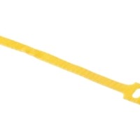 Стяжка-липучка многоразовая 200*12 /10 шт (желтая) Netko Optima