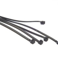 Стяжка нейлоновая 300*4.8 /100 шт/ светостойкая (черная) Netko Optima