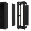 Шкаф напольный 36U серия TE (600х600х1805) передняя дверь стекло черный разобранный Netko (упакован в 2 коробки)