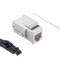 Модуль Keystone неэкранированный RJ11 (6p4c) без инструмента KE белый Netko