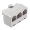 Переходник телефонный штекер RJ11 (6p4c) на три гнезда RJ11 (6p4c) Netko Optima