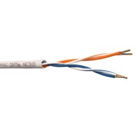 Кабель U/UTP2 cat.5е 500м 2 пары 24 AWG BC одножильный неэкранированный серый Netko Expert