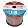 Кабель акустический 2*0.25мм2 (22*0.12мм) BC 100м пластиковая катушка черный/красный Netko Optima