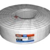Кабель коаксиальный RG-6U 75 Ом (CU оплетка 32 нити AL) белый (100м) Netko Optima