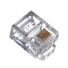 Коннектор RJ11 (6p4c) (нож с 2-мя зубцами) 100шт. Netko Optima
