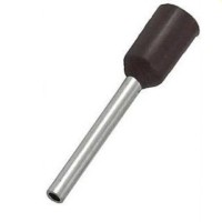 Штыревой втулочный кабельный наконечник E 1518 (НШВИ F=18мм) 1,5мм2 изолированный черный 100шт. Netko Optima