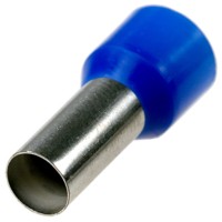 Штыревой втулочный кабельный наконечник E 50-20 (НШВИ F=20мм) 50мм2 изолированный синий 100шт Netko Optima