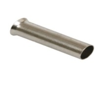 Штыревой втулочный кабельный наконечник EN 7512 (НШВ F=12мм) 0,75мм2 неизолированный 100 шт Netko Optima