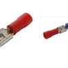 Клемма плоская FDD 1.25-250  КПИ гнездо 6,3мм 0,5-1,5мм2 изолированная красная 100шт. Netko Optima