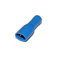 Клемма плоская FDFD 2-187(8)  КППИ гнездо 4,7мм 1,5-2,5мм2 полностью изолированная синяя 100шт. Netko Optima