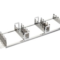 Рама опорная 19″ 3U на 15 плинтов с органайзерами тип Krone Netko Optima