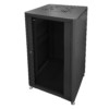 Шкаф напольный 19" Netko 36U серия Optima (600х800х1762) передняя дверь стекло черный разобранный (упакован в 3 коробки)
