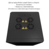 Шкаф напольный 19" Netko 36U серия Optima (600х800х1762) передняя дверь стекло черный разобранный (упакован в 3 коробки)