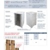 Шкаф напольный 19" Netko 36U серия Optima (600х800х1762) передняя дверь стекло черный разобранный (упакован в 3 коробки)