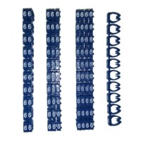 Кольцо маркировочное “6” синий Netko