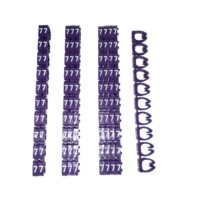 Кольцо маркировочное “7” фиолетовый Netko