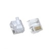Коннектор RJ45 (8p8c) cat.5e короткий для одножильного и многожильного кабеля (нож с 2-мя зубцами) 100шт Netko Optima