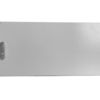 Дверь металлическая с ручкой для шкафа WMA DUO 6*09 Netko серая