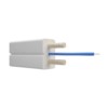 КОС-ДР-1-1хG.657.А 1-нг(А)-HF-WT Кабель оптический FTTH 1 волокно G657A1,усилен стеклопрутками (белый) Koscab
