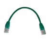 Патч-корд UTP4 cat 5e 0,25м ВС LSZH зеленый литой коннектор Netko Optima