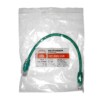 Патч-корд UTP4 cat 5e 0,25м ВС LSZH зеленый литой коннектор Netko Optima