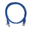 Патч-корд UTP4 cat 5e 1,0м ВС LSZH синий литой коннектор Netko Optima