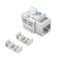 Модуль Keystone неэкранированный RJ45 cat.6, 90° 110/Krone тип под инструмент KE белый Netko Expert CKC