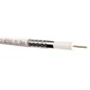 Кабель коаксиальный 3C-2V 75 Ом (CCS оплетка 32 нити AL) белый (100м) Netko Optima
