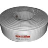 Кабель коаксиальный 3C-2V 75 Ом (CCS оплетка 32 нити AL) белый (100м) Netko Optima