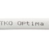 Кабель коаксиальный КВК-В (CU оплетка 80 нитей CCA) + кабель питания 2x0.75мм2 (CU многожильный) белый (200м) Netko Optima