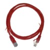 Патч-корд UTP4 cat 5e 1,0м ВС LSZH красный литой коннектор Netko Optima