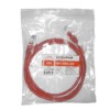 Патч-корд UTP4 cat 5e 1,0м ВС LSZH красный литой коннектор Netko Optima