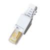 Коннектор RJ45 (8p8c) cat.5e быстрозажимной ручной для одножильного и многожильного  UTP кабеля Netko Optima