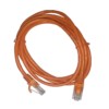 Патч-корд UTP4 cat 5e 1,5м ВС LSZH оранжевый литой коннектор Netko Optima